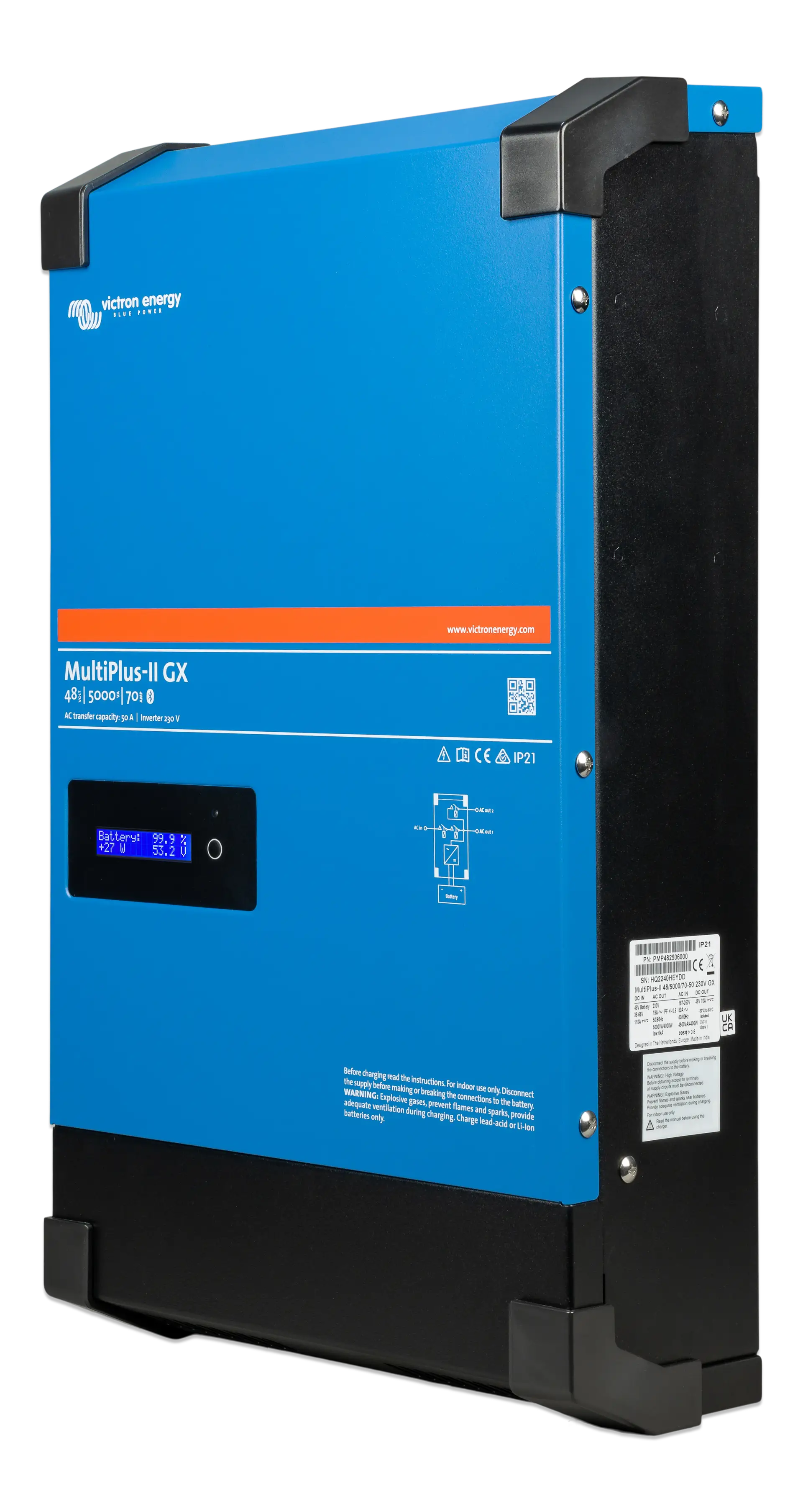 Invertor ESS Victron MultiPlus-II 48V monofazat 5kVA GX - imaginea 2