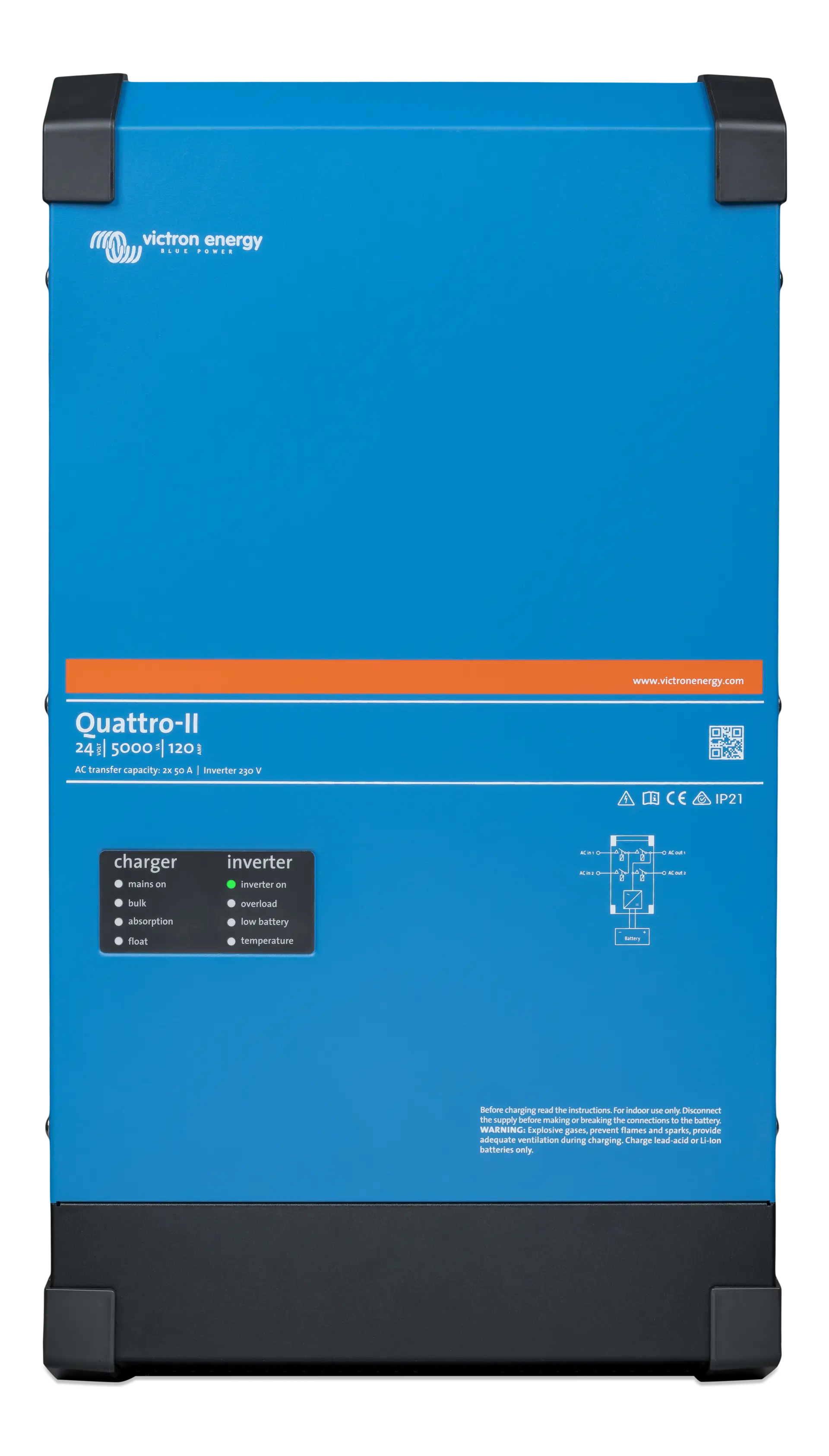 Invertor ESS Victron Quattro-II 48V monofazat 5kW - imaginea 6