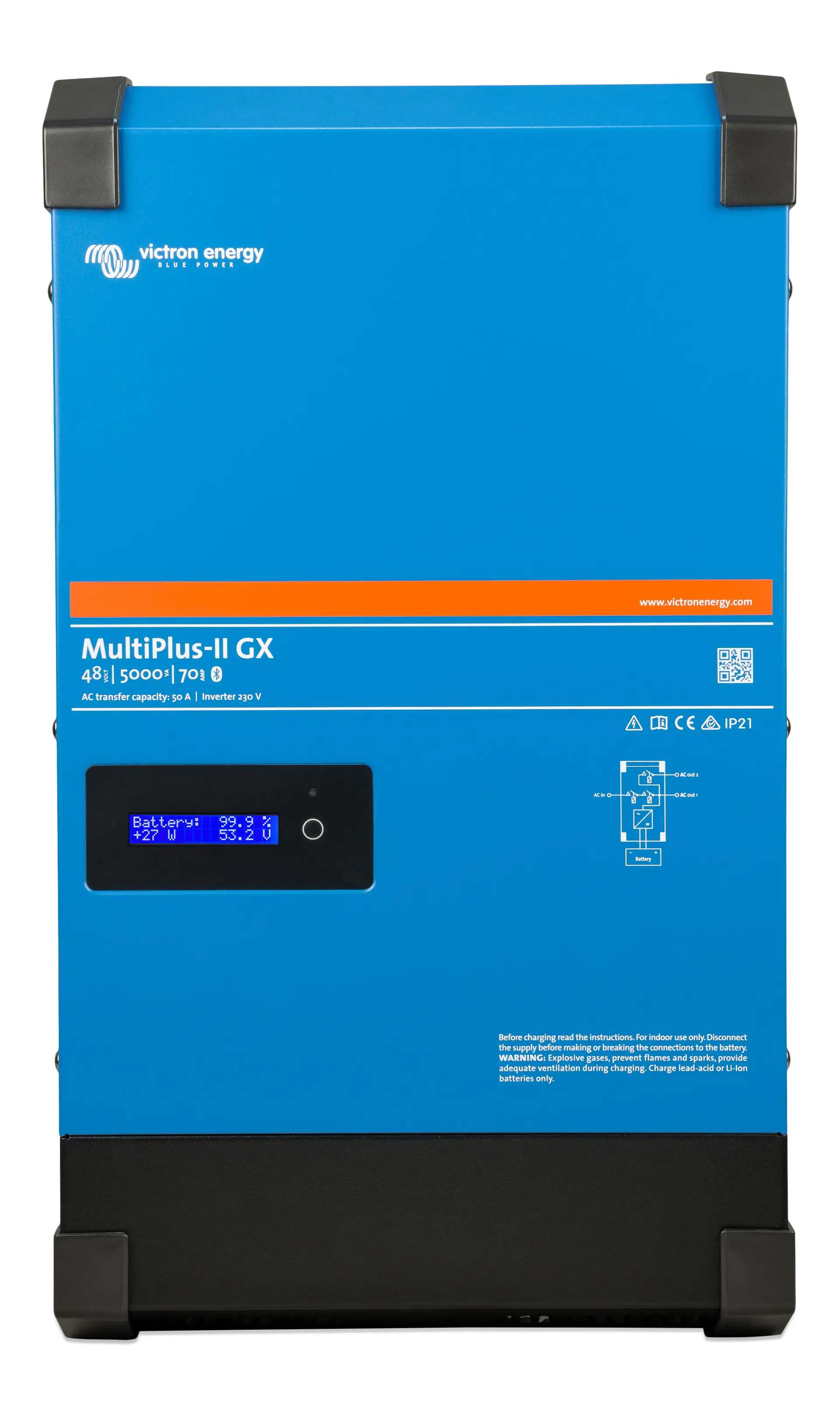 Invertor ESS Victron MultiPlus-II 48V monofazat 5kVA GX - imaginea 3