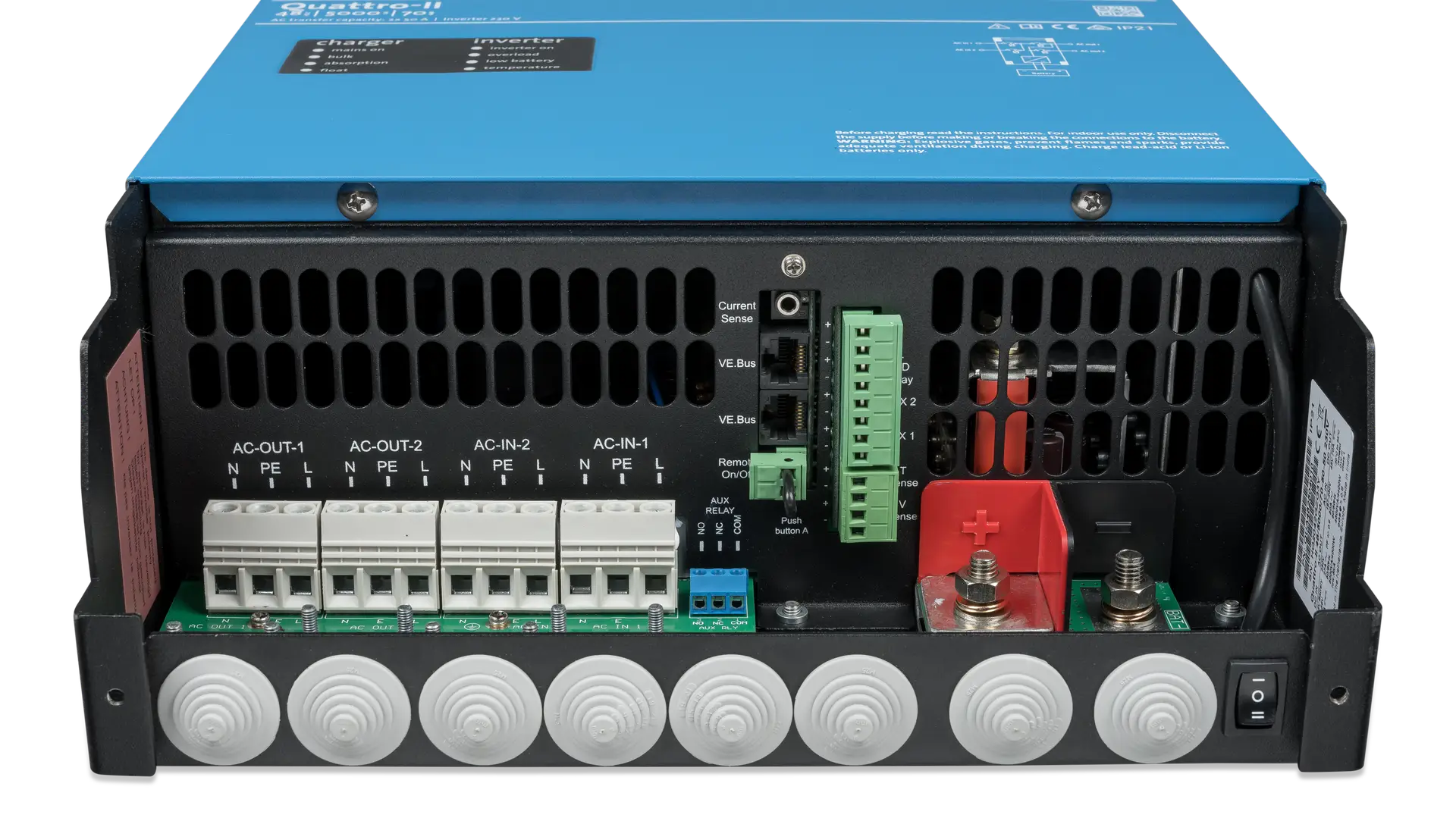 Invertor ESS Victron Quattro-II 48V monofazat 5kW - imaginea 3