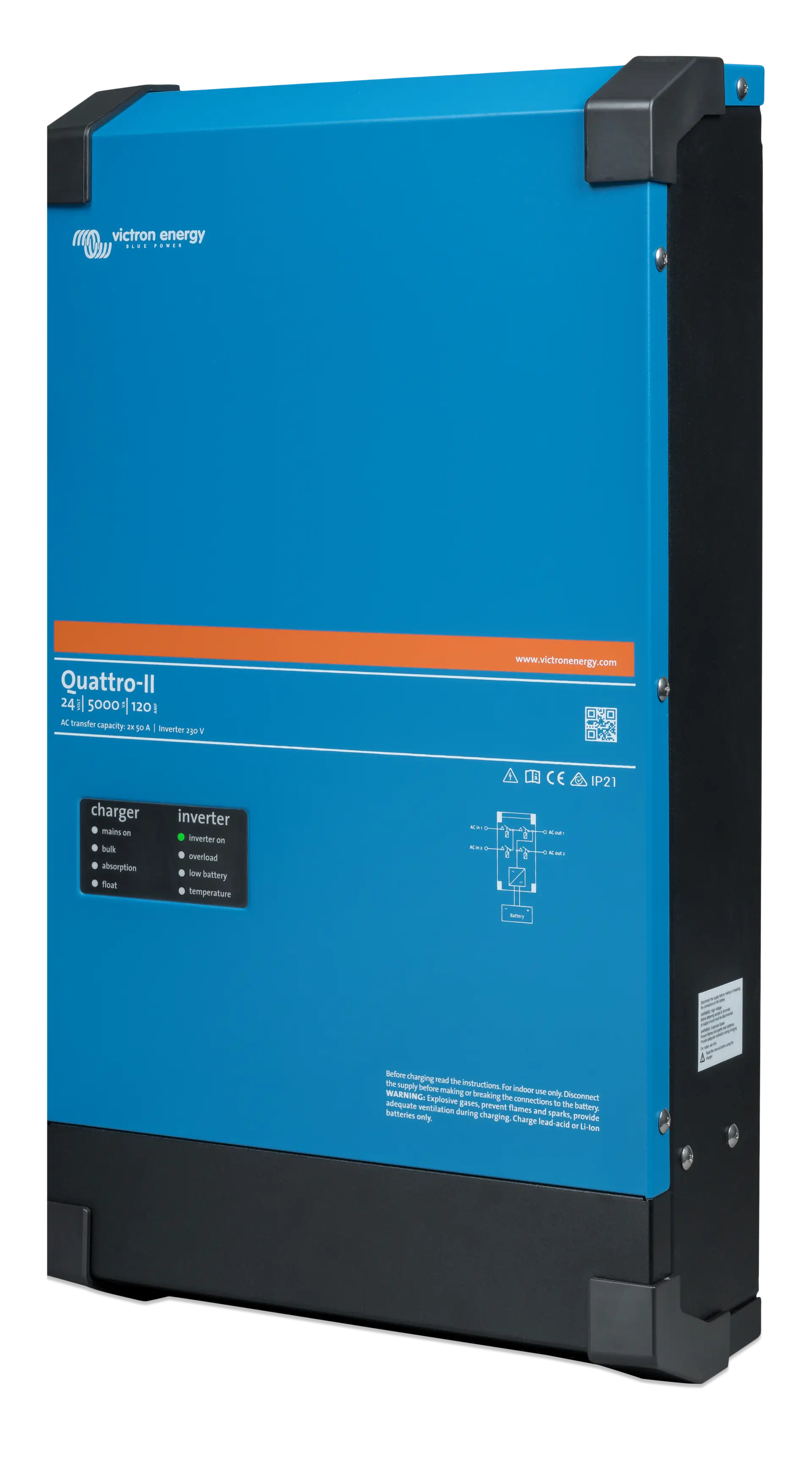 Invertor ESS Victron Quattro-II 48V monofazat 5kW - imaginea 5