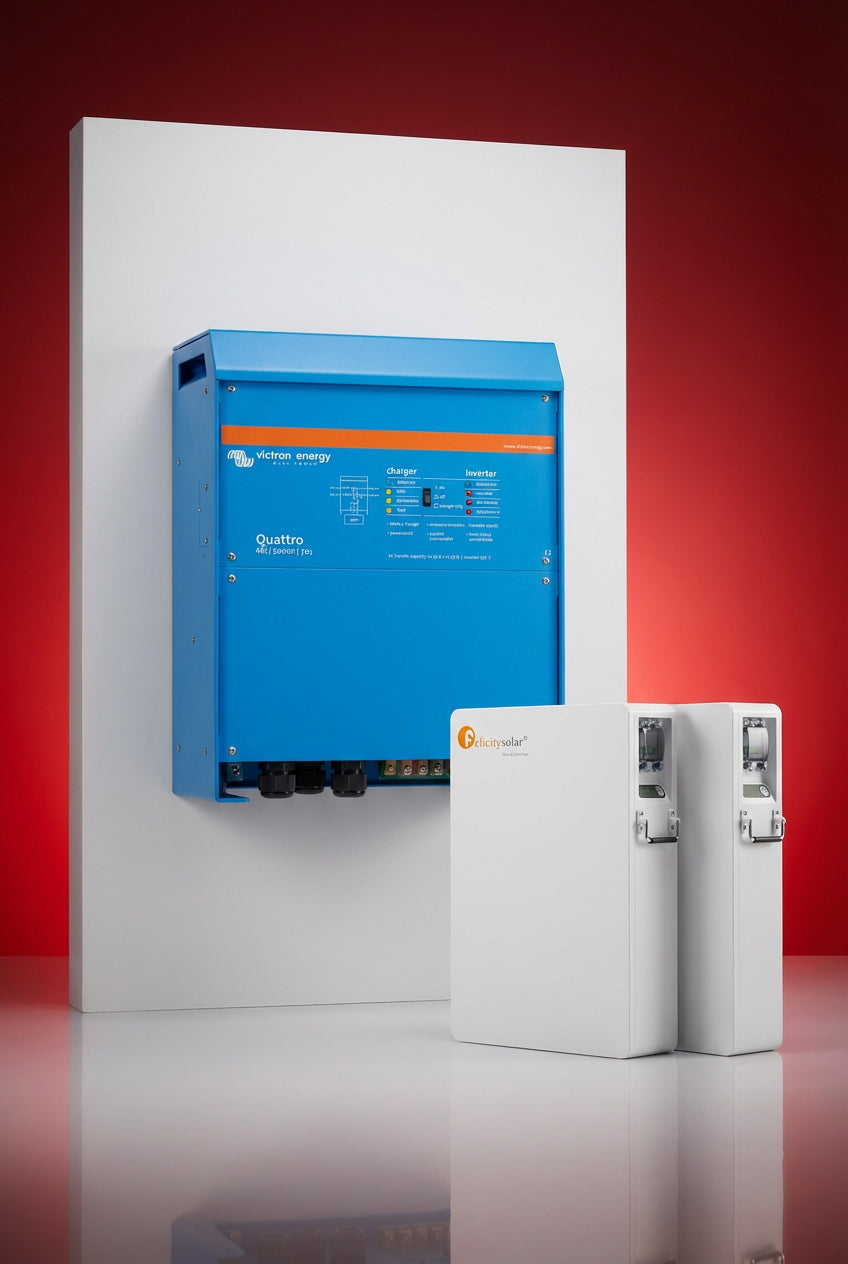 Kit stocare energie Victron Quattro cu baterii LiFePO4 20kWh