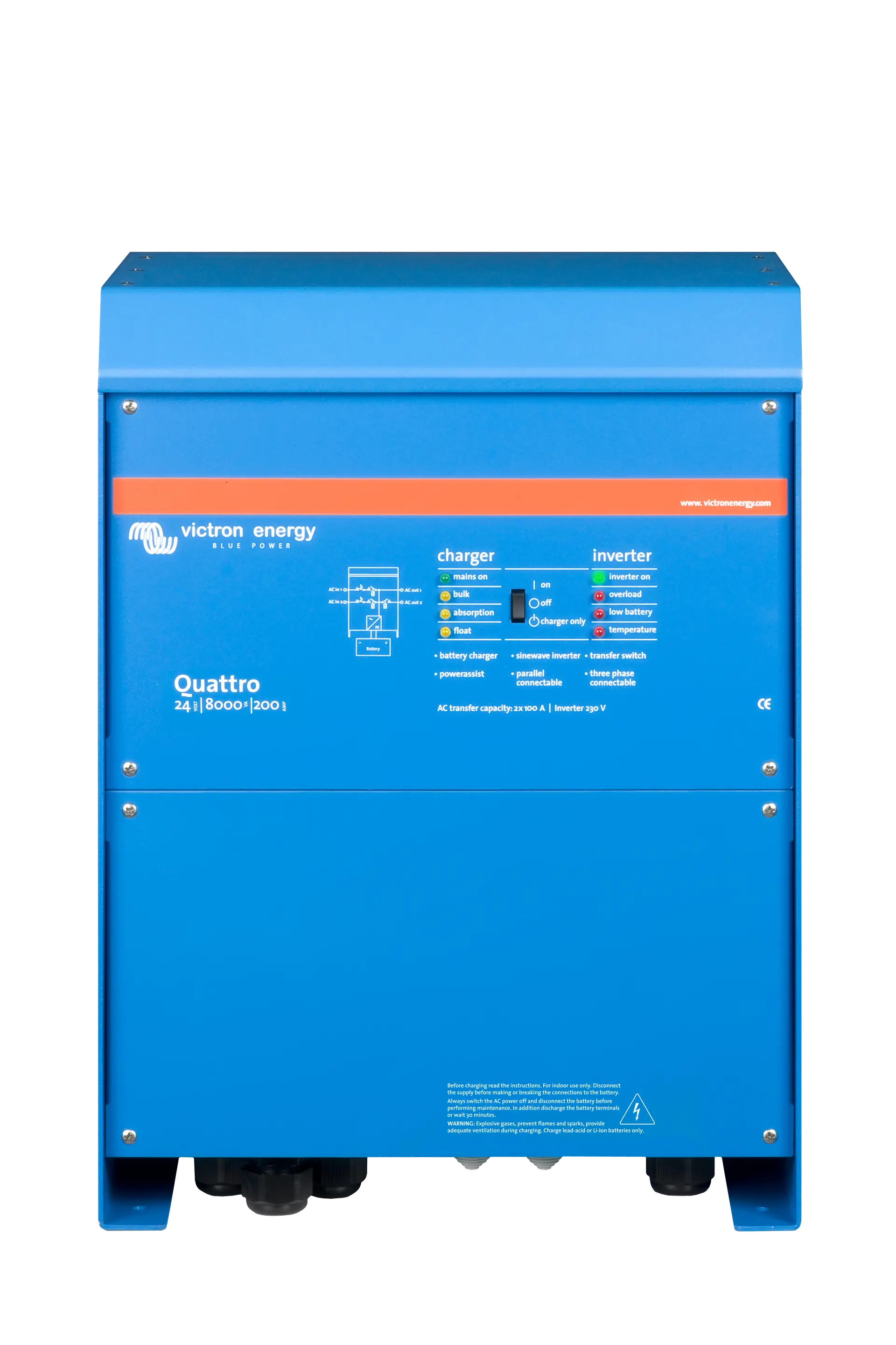 Invertor ESS Victron Quattro 24V monofazat 8kW - imaginea 3