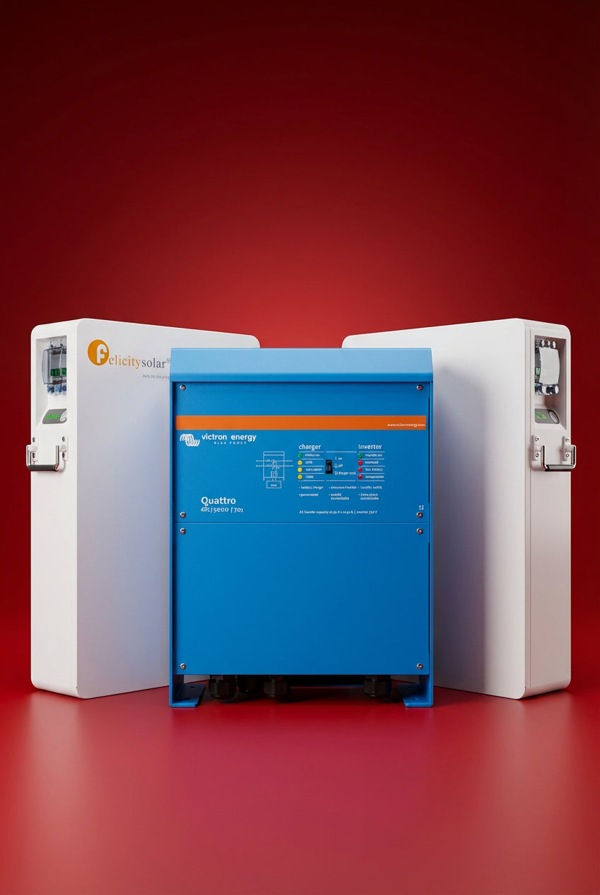 Kit stocare energie Victron Quattro cu baterii LiFePO4 20kWh