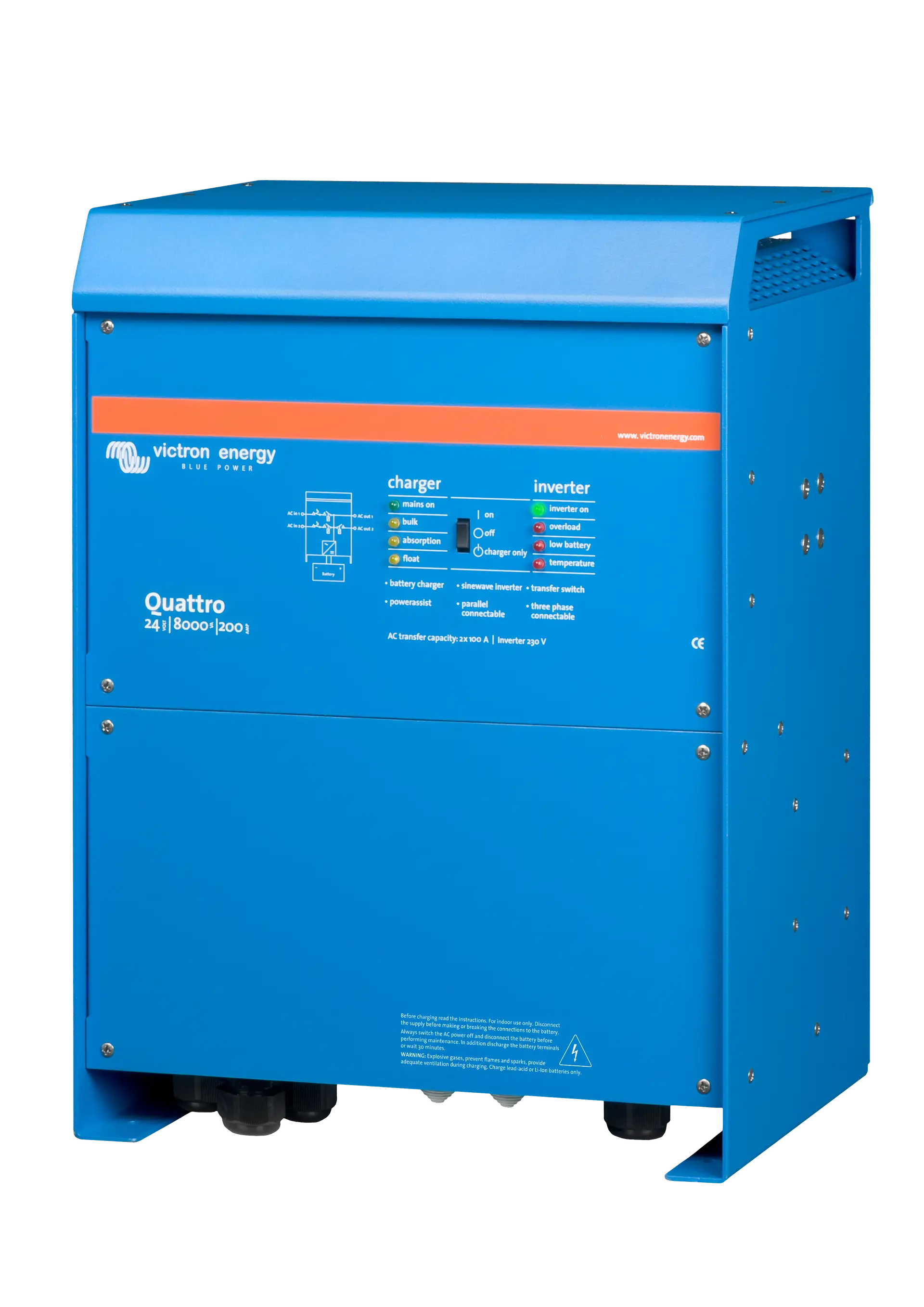 Invertor ESS Victron Quattro 24V monofazat 8kW - imaginea 2