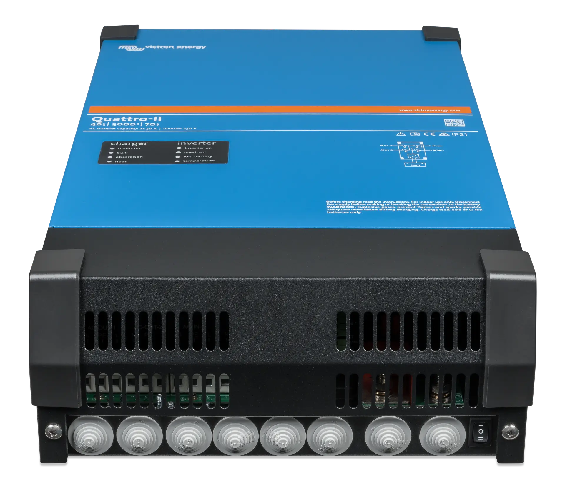 Invertor ESS Victron Quattro-II 48V monofazat 5kW - imaginea 2